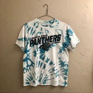 Carolina Panthers Custom Tie-Dye T-Shirt